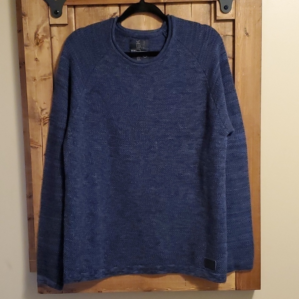 Projek Raw Navy Pullover Sweater Cotton Blend Size L
